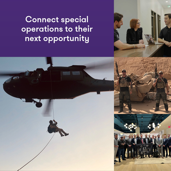 Connect special operations to their next oppertunity montage