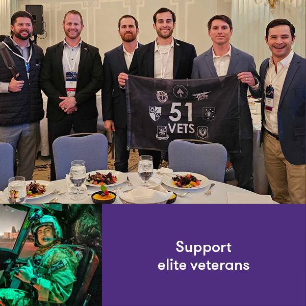 Support elite veterans 
